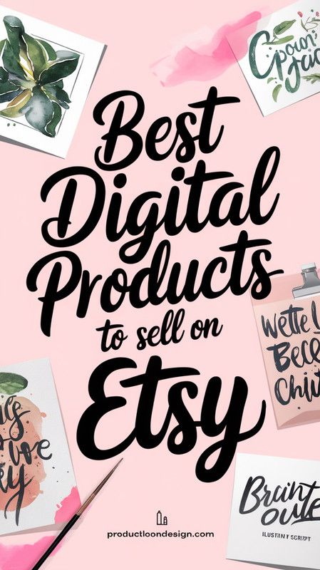 Top Digital Downloads to Sell on Etsy – Profitable & Easy Ideas! 🛍️📥