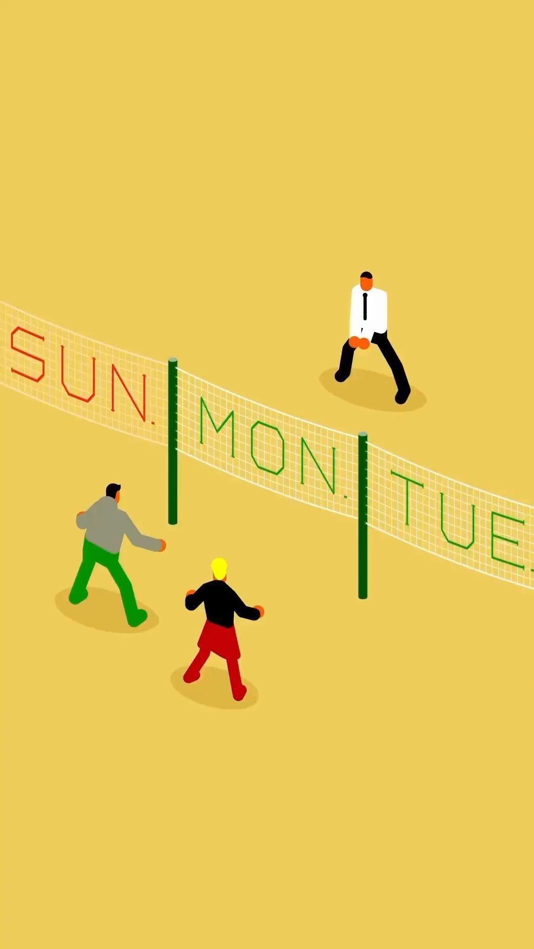 Email rally animation