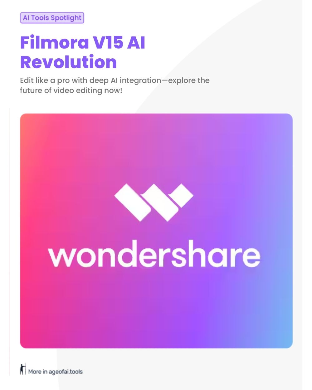 Filmora V15 AI Revolution