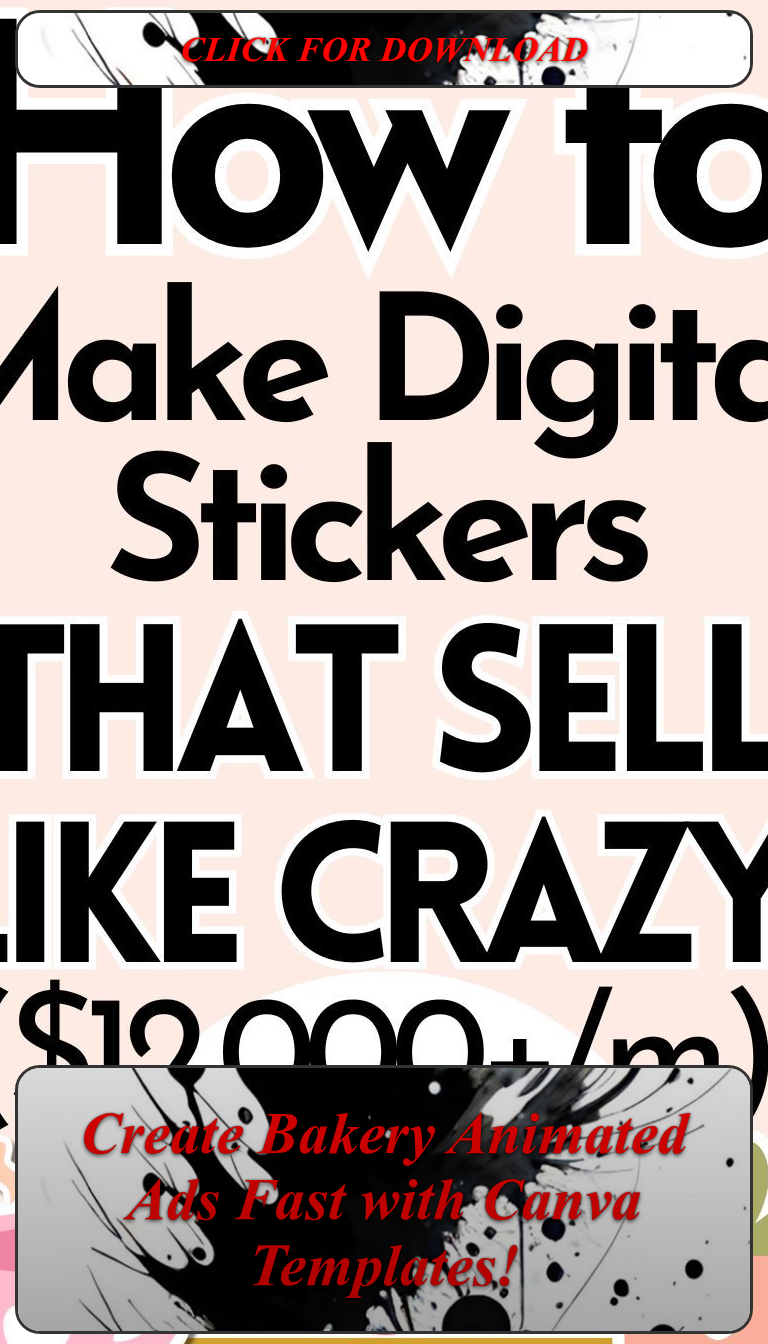 Get Stunning Animated Bakery Canva Templates – Boost Your Pinterest Now!