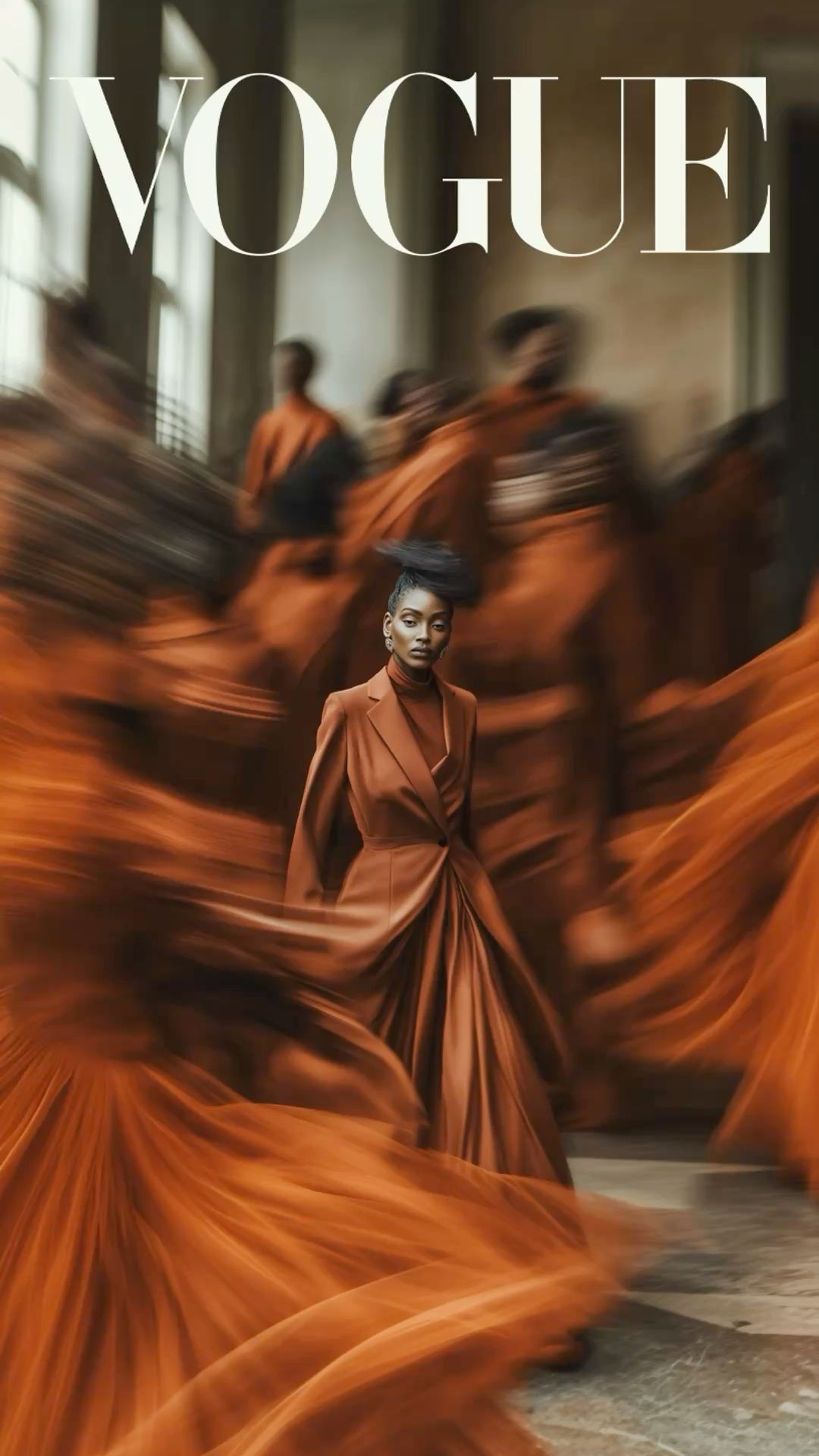 Обложка Vogue арт ИИ